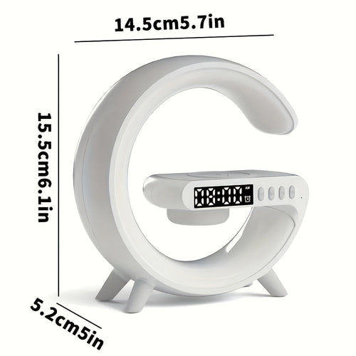 Wireless speaker with fast charging and RGB lighting