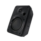 Pair of black 100 W 5-inch bookshelf speakers