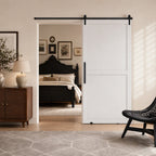 200 cm carbon steel sliding barn door rail