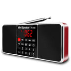 Rød digital stereo-FM-radiomodtager
