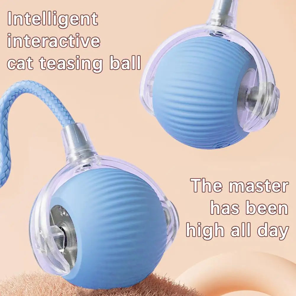 Balle roulante intelligente et interactive pour chats