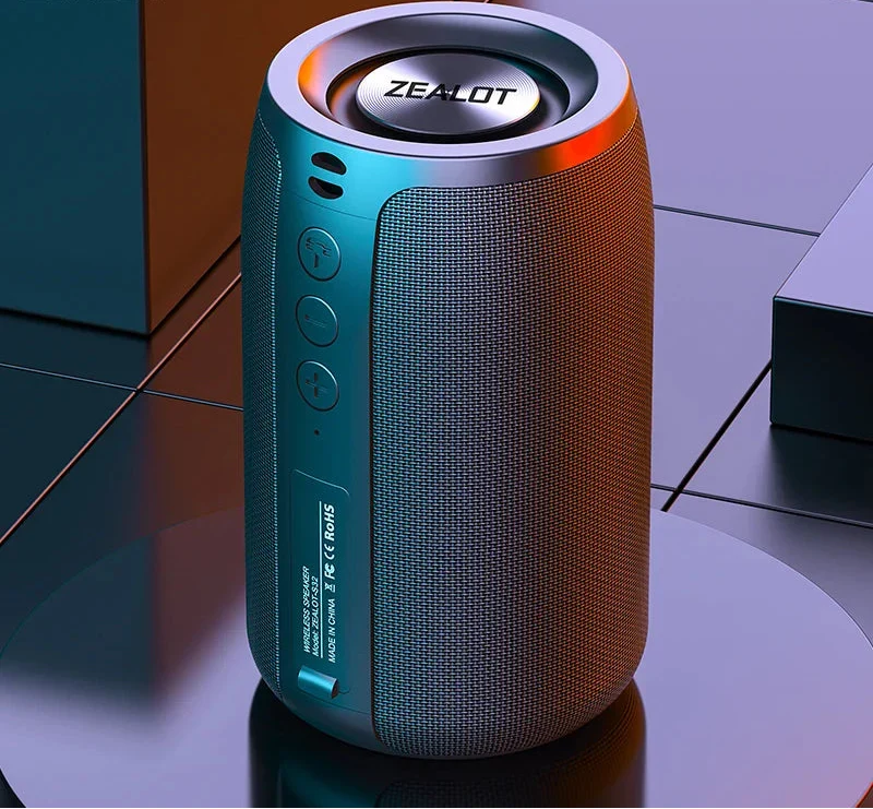 Black mini portable Bluetooth speaker