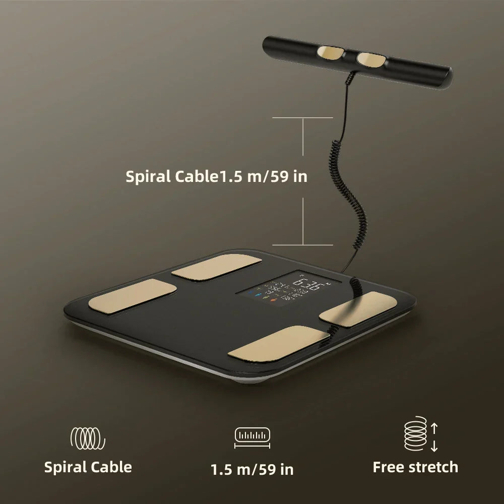 Smart Bioimpedance Scale with Hand Black-2