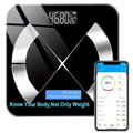 Bluetooth Smart Body Fat Scale Black-0