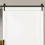 200 cm carbon steel sliding barn door rail