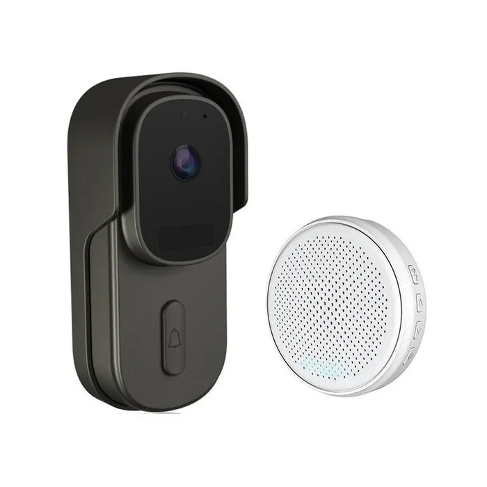 Smart dørklokke med kamera, 2,4 GHz Wi-Fi og 1080p opløsning