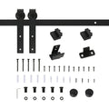200 cm carbon steel sliding barn door rail