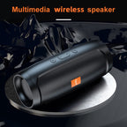 Two-channel outdoor wireless speaker with powerful bass