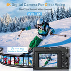 Appareil photo numérique 4K haute définition