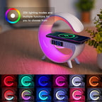 Trådløs højttaler med hurtigopladning og RGB-belysning