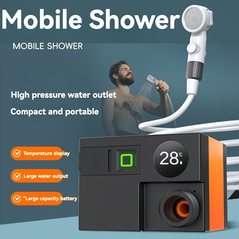 Douche électrique portable rechargeable par USB