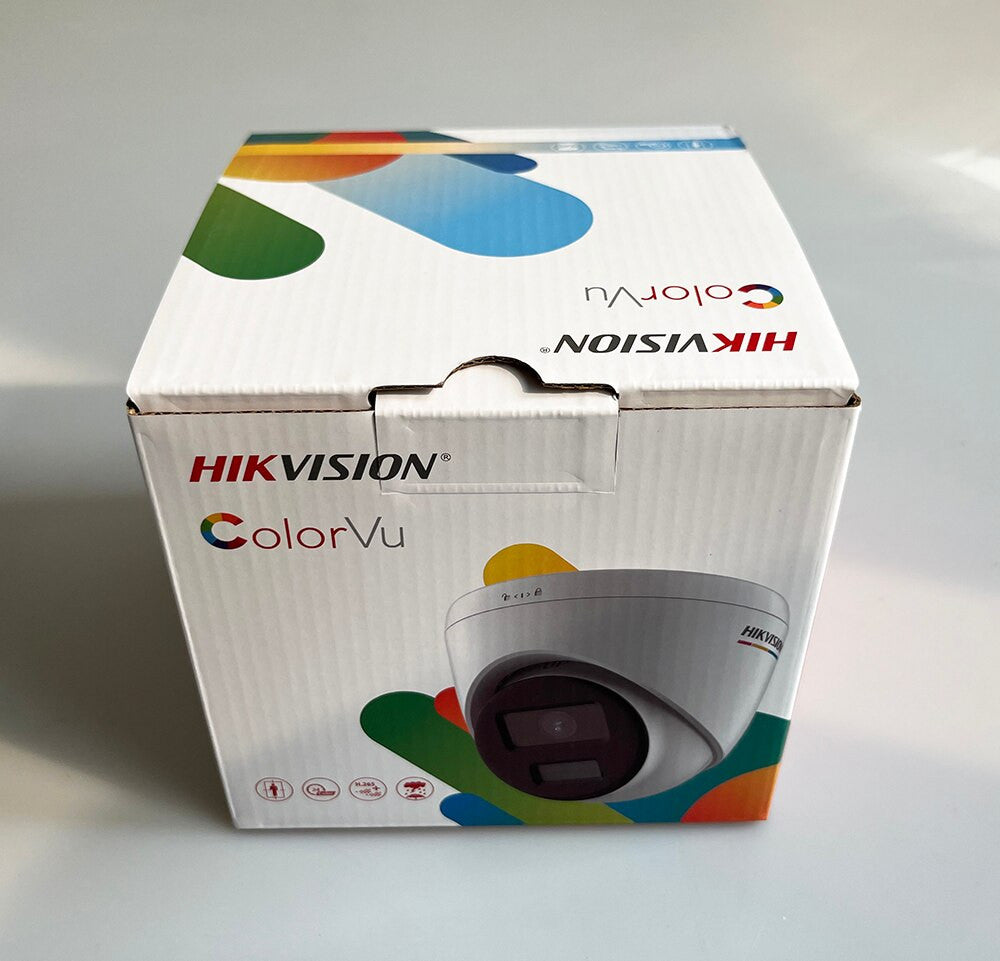 Hikvision ColorVu DS-2CD1347G2-LUF kamera på 4 MP, MD 2.0-registrering, PoE, H.265+