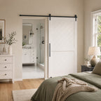 200 cm carbon steel sliding barn door rail