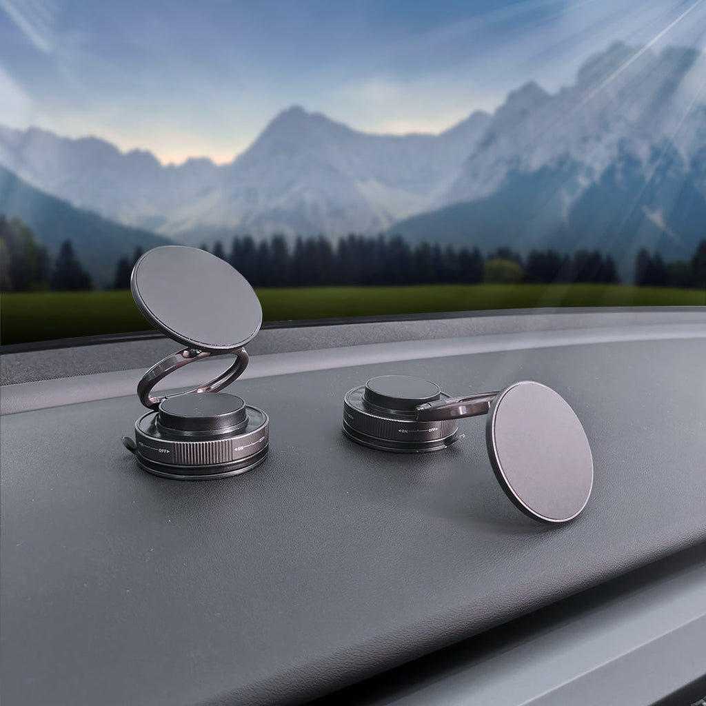 Jabees MagMount Flex magnetisk mobilholder med sugekop, 360°