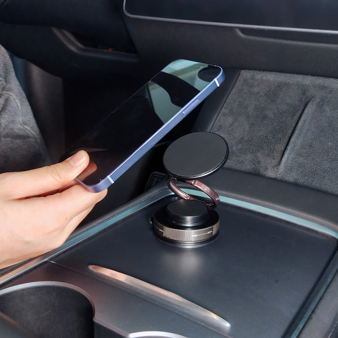 Jabees MagMount Flex magnetisk mobilholder med sugekop, 360°