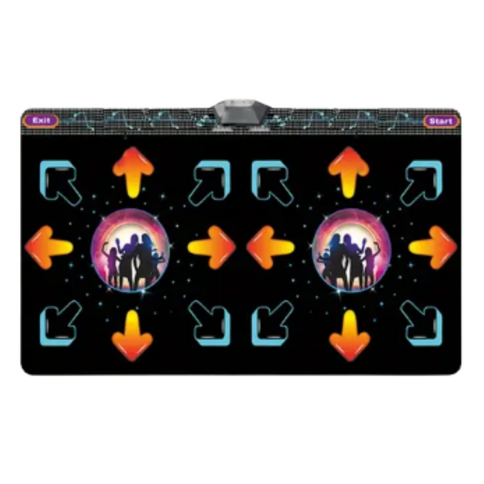 Tapis de danse pour deux joueurs avec capteur de mouvement